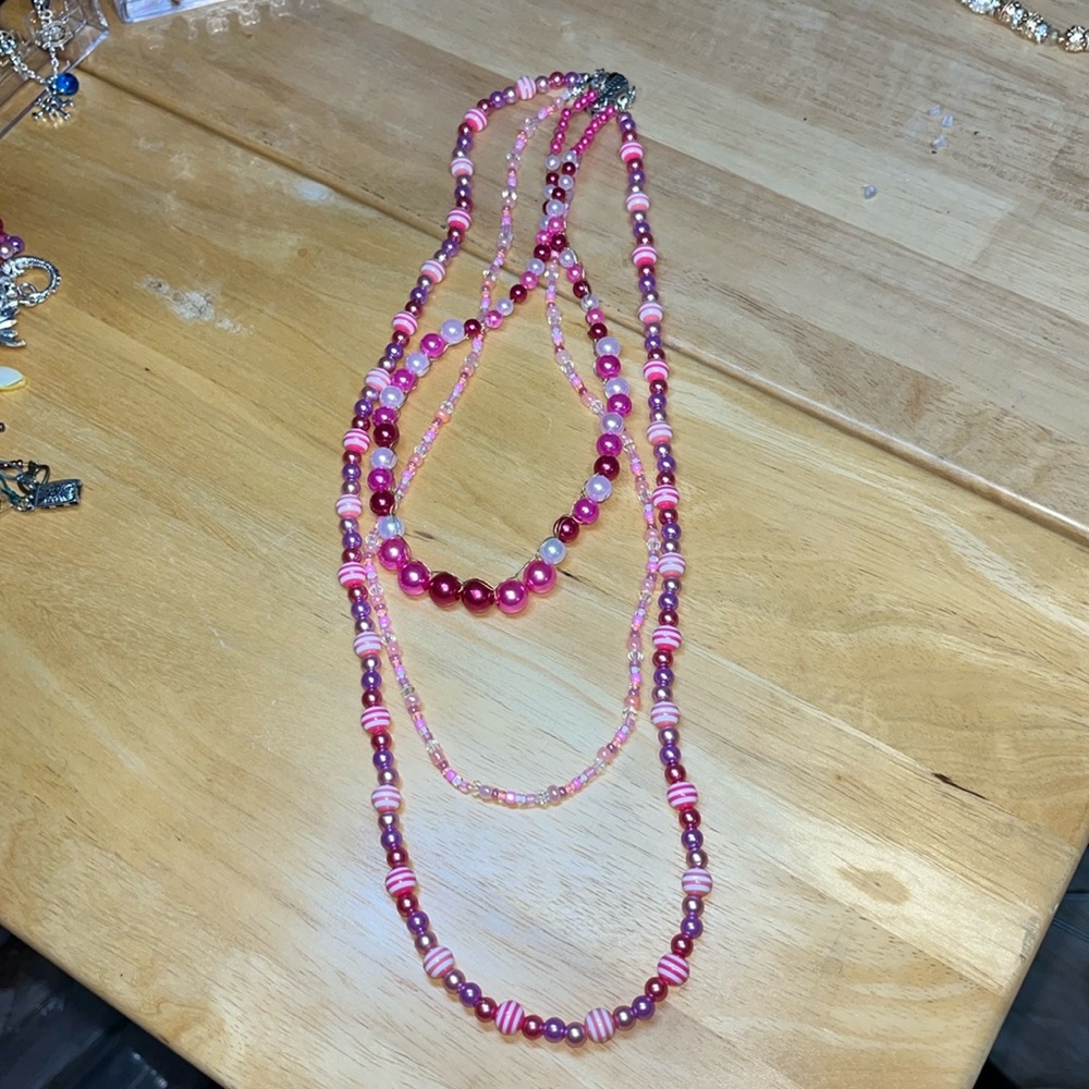 Three layer beaded Necklace